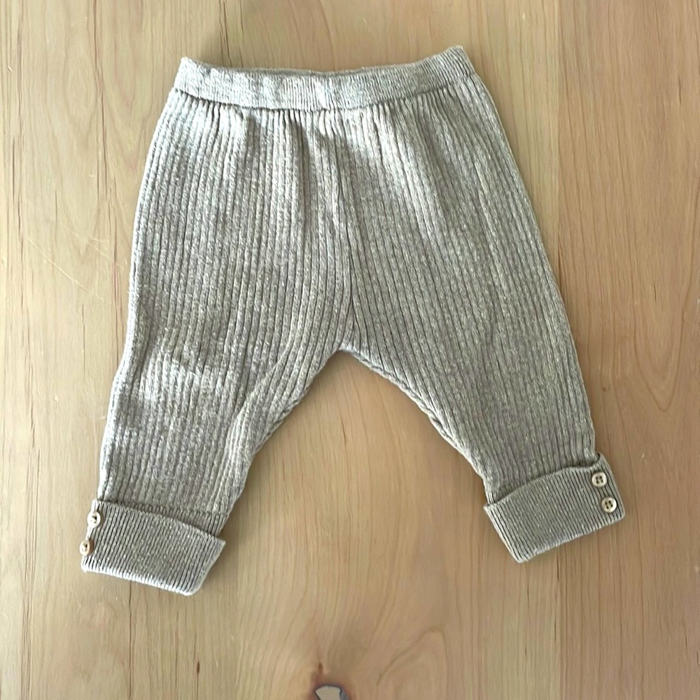 Zara knit baby pants size 1-3 months